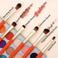 9-Piece Deer Series Makeup Brush Set with Bag - Perfect for Foundation, Blending, Blush, and Eyeshadow!