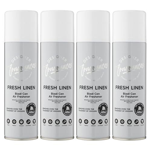 Designer Fragrances 6 Pack Favourites Bundle - Luxury Air Freshener Blast Cans - For Home & Vehicles – Natural Oils, Lasting Smell, Dry Mist Quick Release Spray – Deodorise & Neutralise Odours – 300ml