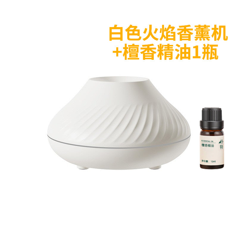 Optimize product title: 

3D Flame Aroma Diffuser with Colorful Air & USB Home Aromatherapy Humidifier - New Simulation Design - Get Me Products