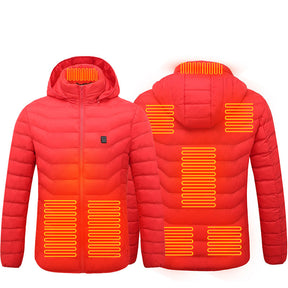 New Heated Jacket Coat USB Electric Jacket Cotton Coat Heater Thermal Clothing Heating Vest Men's Clothes Winter - Get Me Products