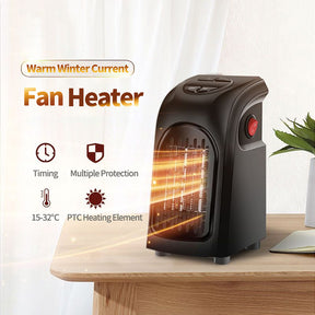 Winter Air Heater Fan Heater Electric Home Heaters Mini Room Air Wall Heater Ceramic Heating Warmer Fan For Home Office Camping - Get Me Products