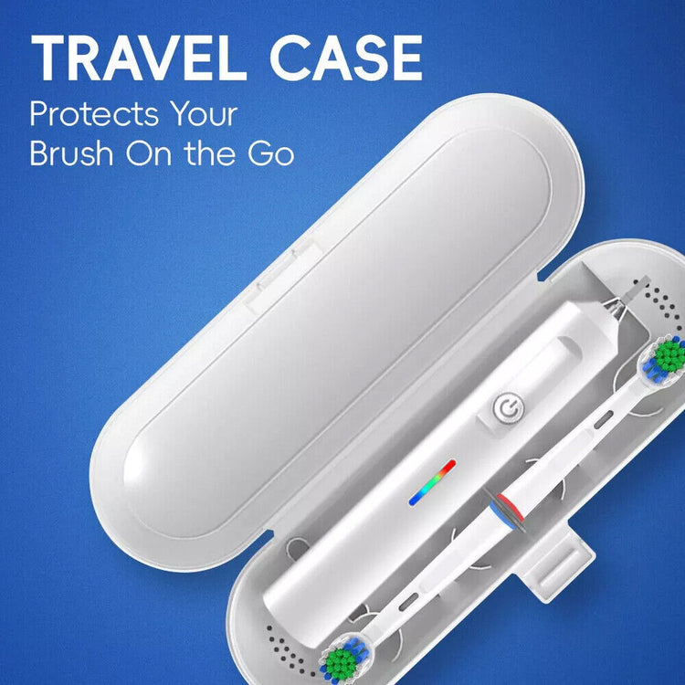 Toothbrush Electric Rechargeable Pro Rotating Brush Heads Timer Modes USB - Get Me Products