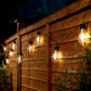 5M 20 LED Solar Powered Retro Bulb String Lights Garden Outdoor Fairy Party Lamp - Get Me Products