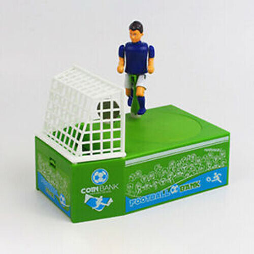 Electric Soccer Player Goal Kicking Football Piggy Bank Coin Money Saving Box - Get Me Products