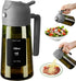 Olive Oil Dispenser and Sprayer, 16Oz/470Ml Glass Light-Proof Pour Bottle, Kitchen Gadgets Accessories for Air Fryer, Cooking, Salad, and BBQ