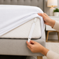 4 Pack Stretch Straps Adjustable Elastic Sheet Grippers Bed Sheet Holders White