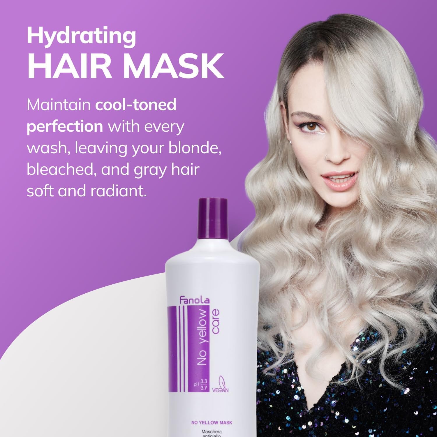 No Yellow - No-Yellow Mask, 1000 Ml, Extra Violet Pigment