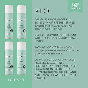 Designer Fragrances 6 Pack Favourites Bundle - Luxury Air Freshener Blast Cans - For Home & Vehicles – Natural Oils, Lasting Smell, Dry Mist Quick Release Spray – Deodorise & Neutralise Odours – 300ml