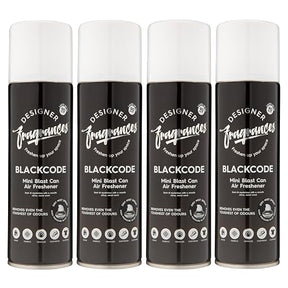 Designer Fragrances 6 Pack Favourites Bundle - Luxury Air Freshener Blast Cans - For Home & Vehicles – Natural Oils, Lasting Smell, Dry Mist Quick Release Spray – Deodorise & Neutralise Odours – 300ml