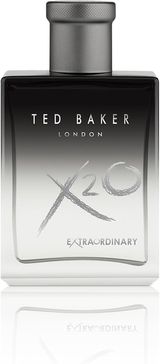 Ted Baker X20 Extraordinary Men’s Eau de Toilette, Oriental Spicy Fragrance with Tangerine, Cardamom, Lavender, Amber Long Lasting Masculine Scent For Him 100ml
