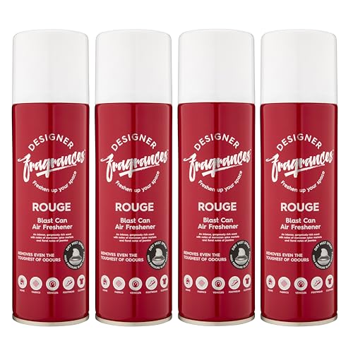 Designer Fragrances 6 Pack Favourites Bundle - Luxury Air Freshener Blast Cans - For Home & Vehicles – Natural Oils, Lasting Smell, Dry Mist Quick Release Spray – Deodorise & Neutralise Odours – 300ml