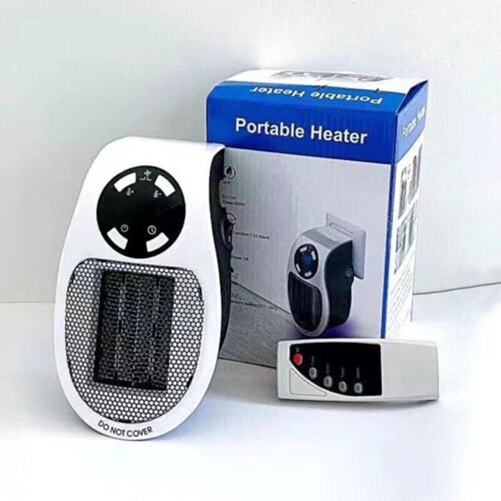 500W Ceramic Electric Mini Fan Heat Portable Plug Heat Low Energy Efficiency UK - Get Me Products
