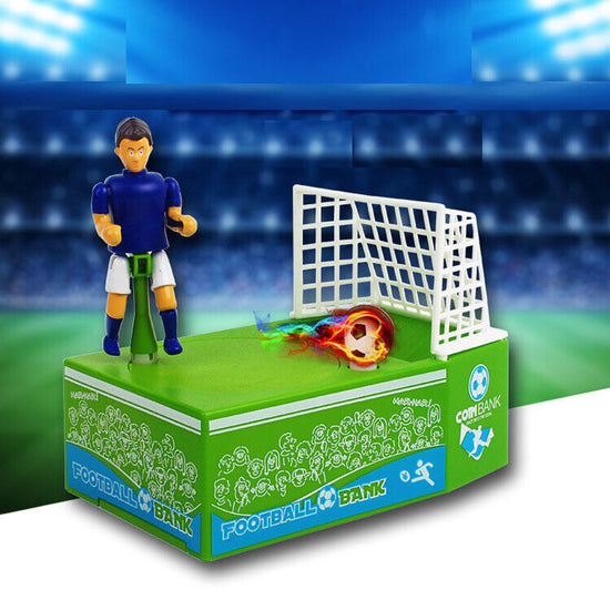 Electric Soccer Player Goal Kicking Football Piggy Bank Coin Money Saving Box - Get Me Products