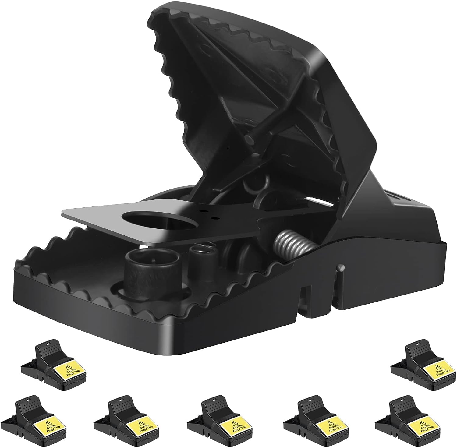 Mouse Traps, 6 Pack Heavy Duty Reusable Snap Traps That Kill Instantly, High Sensitive Mice Catcher, Safe and Effective Rodent Trap for Indoors Outdoors