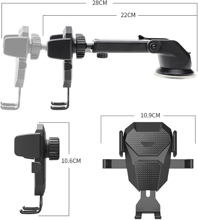 Universal Mobile Car Phone Holder Stand Cradle Mount GPS With Suction - Get Me Products