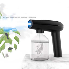 Electric Sanitizer Sprayer Handheld Blue Light Nano Steam Disinfection Spray Gun Home Car Wireless USB Humidifier Atomizer - Get Me Products