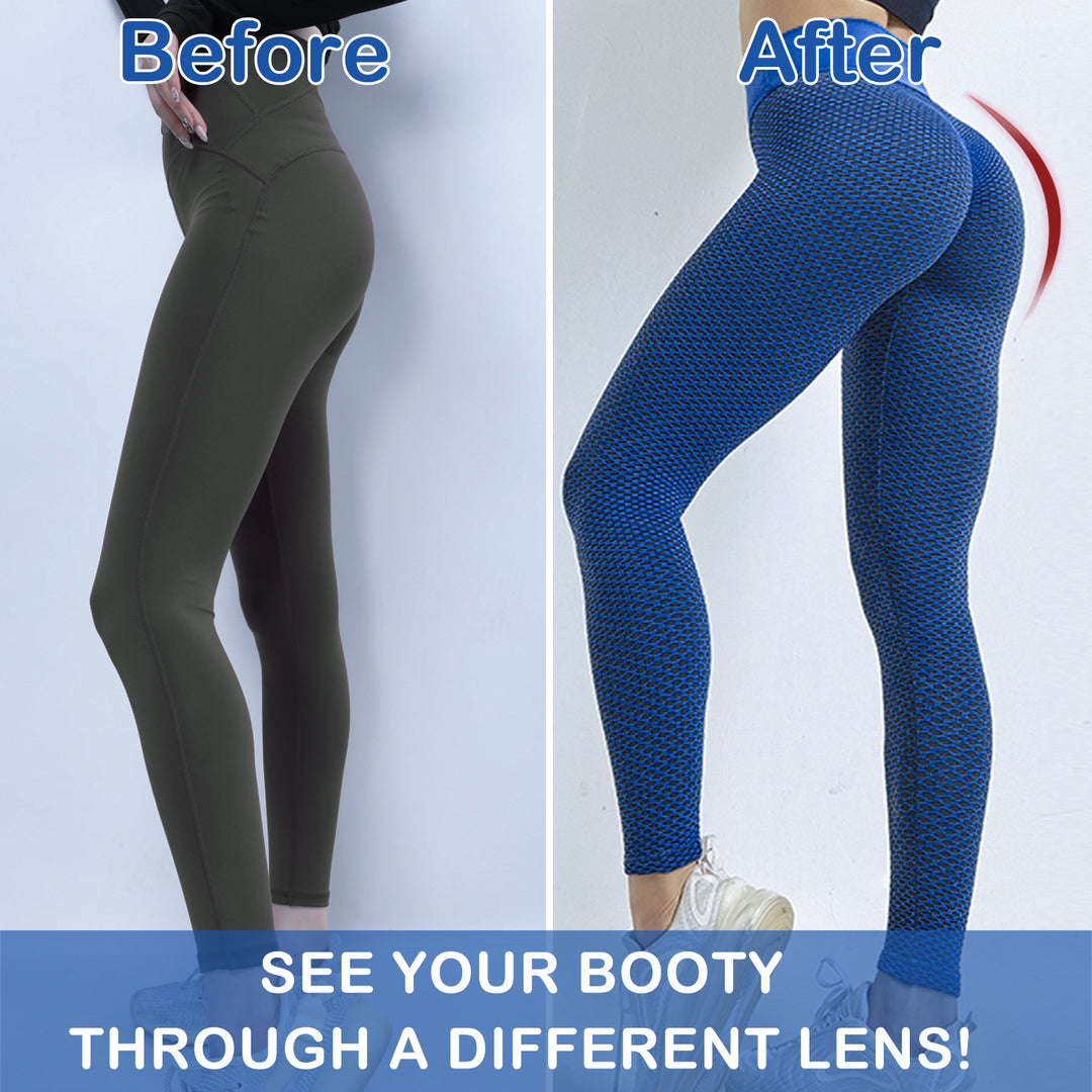 TIK Tok Leggings Women Butt Lifting Workout Tights Plus Size Sports High Waist Yoga Pants - Get Me Products