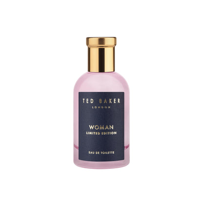 Ted Baker Woman Limited Edition Eau de Toilette, Fruity Floral Perfume with Lychee, Rose & Jasmine, Soft Amber & Sandalwood, Long Lasting for Women 100ml