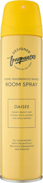 Designer Fragrances 4 Pack Daisee Air Freshener Room Spray Cans - For Home & Vehicles – Natural Oils, Luxury Lasting Sunny & Floral Smell, Quick Release Spray – Deodorise & Neutralise Odours – 300ml