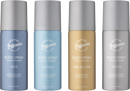 Designer Fragrances 4 Pack Assorted Bundle Men&