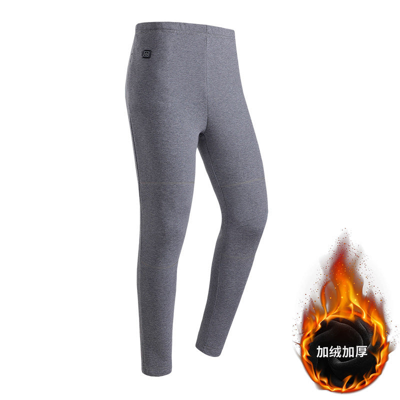 Womens Mens Heated Underwear Set Winter Warm USB Electric Thermal Long Shirt Pants Underwear Snow Leggings 24 Heating Zones - Get Me Products