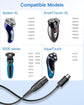 15V Type-C Charger Cable Fit for Philips Norelco HQ8505 7000 5000 3000 9000 2000 Series, USB-C Power Cord for Oneblade Electric Shaver Razor QG BG HQ RQ XL XLCC X HS QC QT QS at PT Series, 3.28 FT