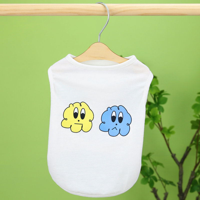 Pet Clothing Small And Medium-sized Pomeranian Bear Teddy Laughing Cloud Vest - Get Me Products