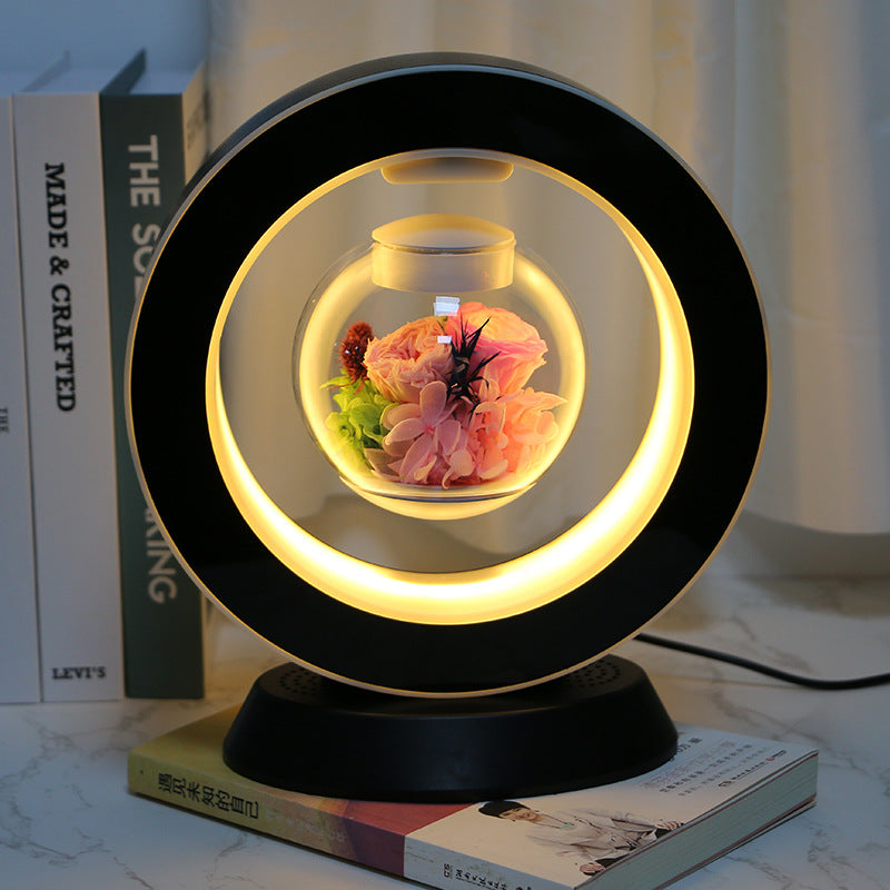 Magnetic Levitation Immortal Flowers For Girlfriend On Chinese Valentine's Day - Get Me Products