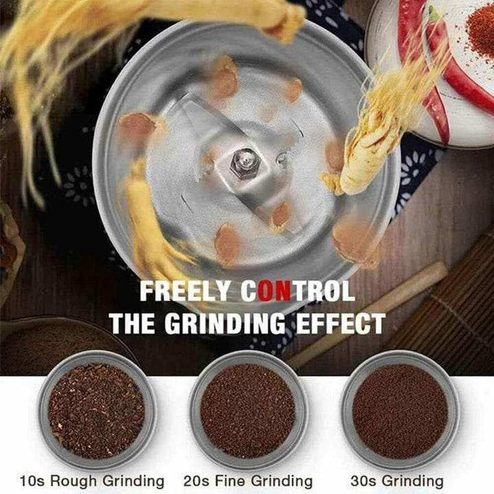 100W Electric Coffee Grinder Grinding Milling Bean Nut Spice Matte Blade Blender - Get Me Products