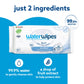 WaterWipes Sensitive+ Newborn & Baby Wipes, 360 Count (6 Packs), 3-In-1 Cleans, Cares, Protects, 99.9% Water, Unscented