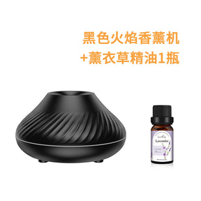 Optimize product title: 

3D Flame Aroma Diffuser with Colorful Air & USB Home Aromatherapy Humidifier - New Simulation Design - Get Me Products