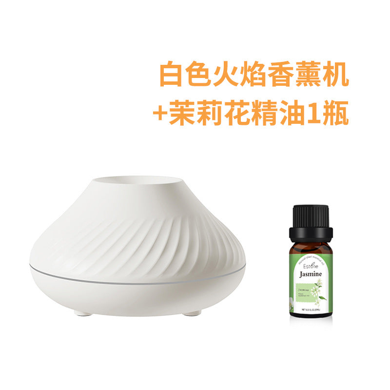 Optimize product title: 

3D Flame Aroma Diffuser with Colorful Air & USB Home Aromatherapy Humidifier - New Simulation Design - Get Me Products