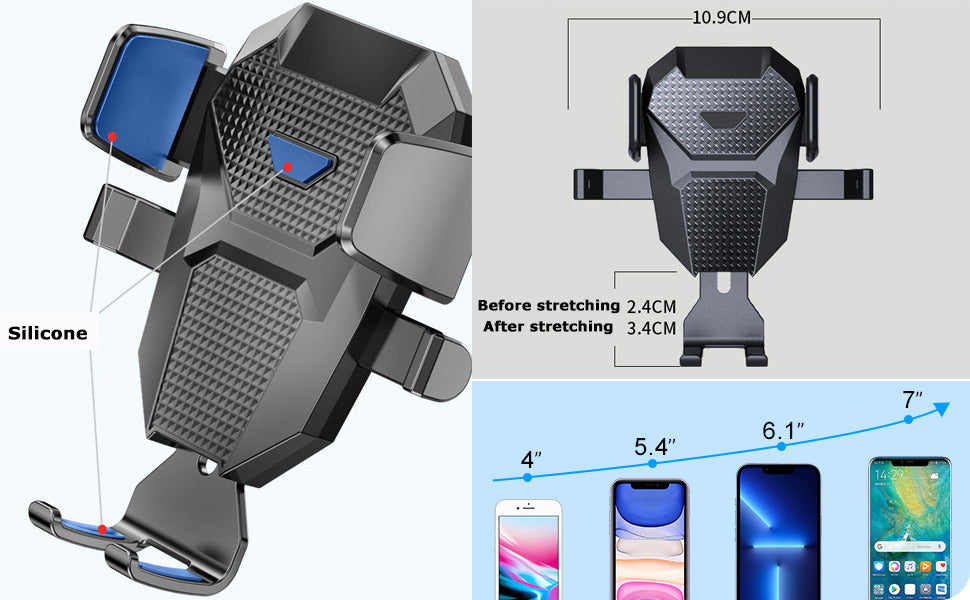 Universal Mobile Car Phone Holder Stand Cradle Mount GPS With Suction - Get Me Products