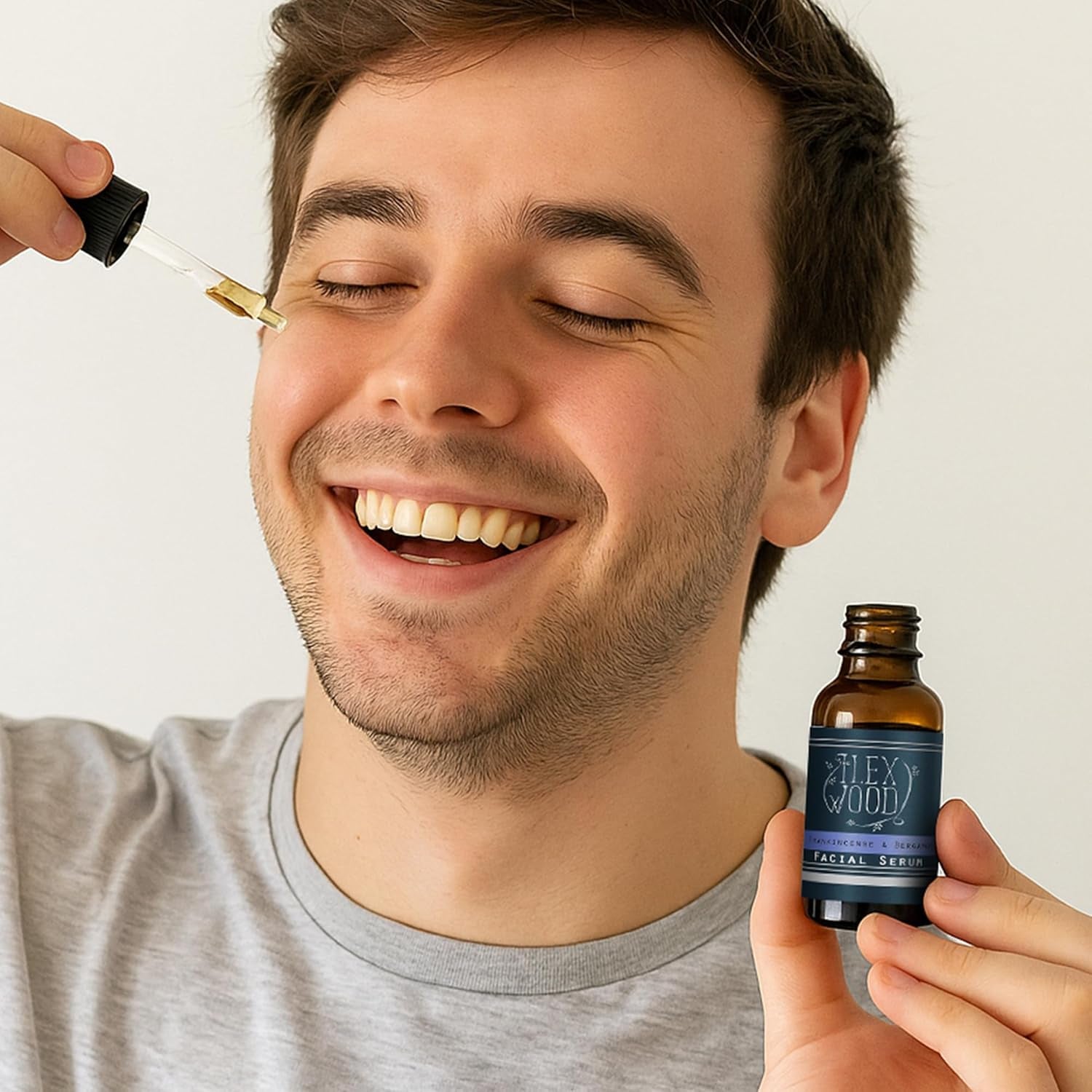 Revitalize Your Skin with 100% Natural Frankincense & Bergamot Facial Serum - Vegan, Moisturizing, Anti-Aging Formula for Men & Women, 20ml