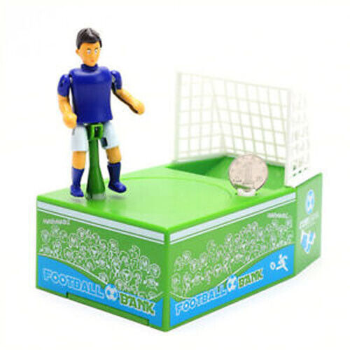 Electric Soccer Player Goal Kicking Football Piggy Bank Coin Money Saving Box - Get Me Products