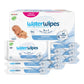 WaterWipes Sensitive+ Newborn & Baby Wipes, 360 Count (6 Packs), 3-In-1 Cleans, Cares, Protects, 99.9% Water, Unscented