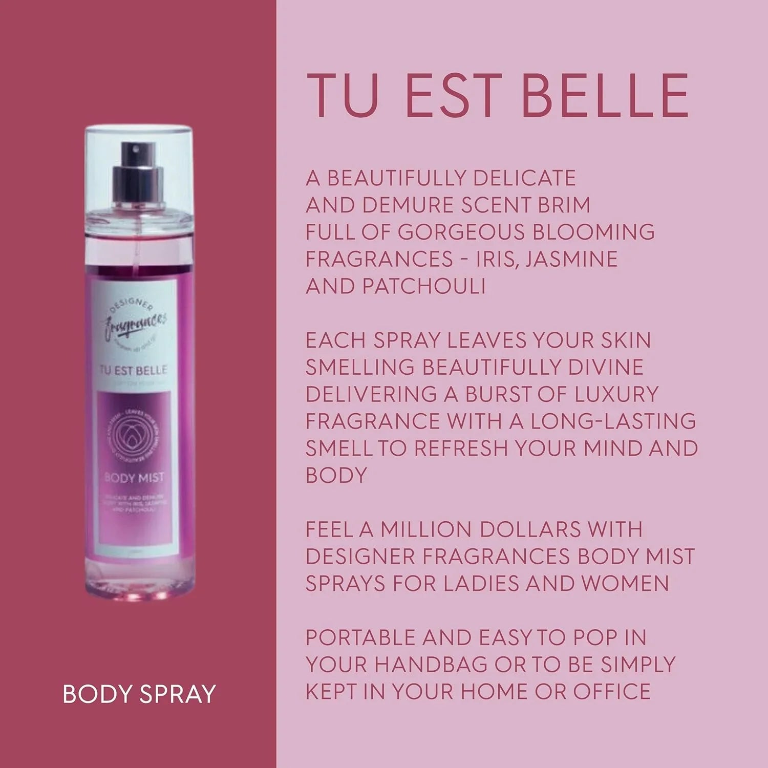 Designer Fragrances 3 Pack Tu Est Belle Bundle - Women&