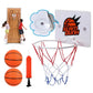Basketball Hoop Ring Door Wall Mounted Pump Dunk Indoor for Kids Children Toy UK