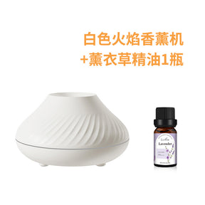 Optimize product title: 

3D Flame Aroma Diffuser with Colorful Air & USB Home Aromatherapy Humidifier - New Simulation Design - Get Me Products