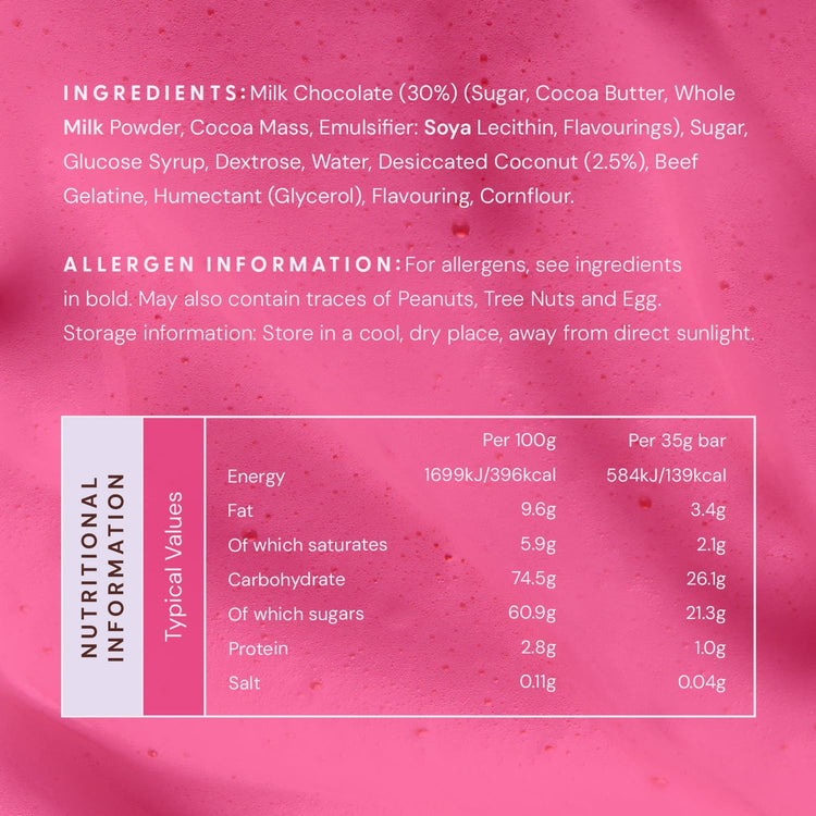 Milk Chocolate over Coconut Marshmallow Bar (12 X 35G)