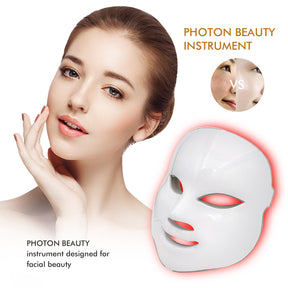 7 Colors LED Mask  LED Light Photon Face Mask - Get Me Products