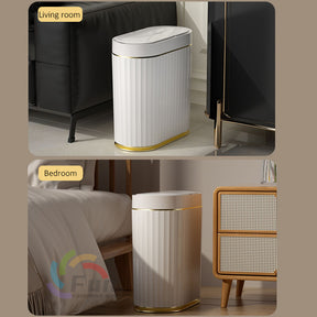 Smart Trash Can With Lid For Bedroom And Living Room Kitchen Storage Box Trash Can Induction Small Car Box Automatic Smart Dustbin Smart Trash Bin - Get Me Products