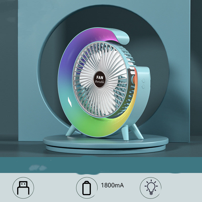 Portable USB Mini Charging Fan Handheld Silent Cooling Fan Air Cooler Desktop Fan Desktop Office Bedroom - Get Me Products