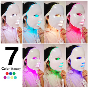 7 Colors LED Mask  LED Light Photon Face Mask - Get Me Products