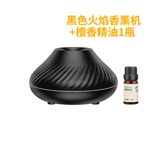 Optimize product title: 

3D Flame Aroma Diffuser with Colorful Air & USB Home Aromatherapy Humidifier - New Simulation Design - Get Me Products