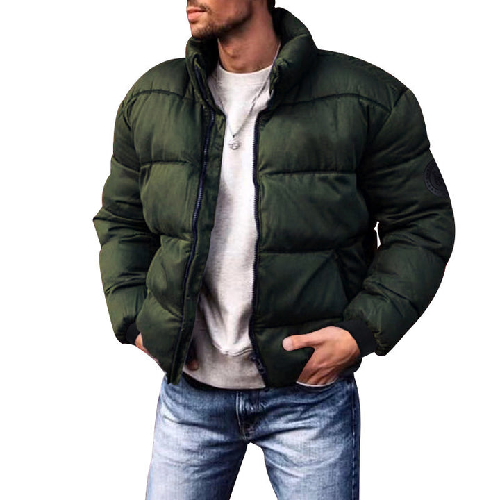 Coat Stand-up Collar Downcotton-padded Jacket Thickened Men's Cotton Jacket - Get Me Products