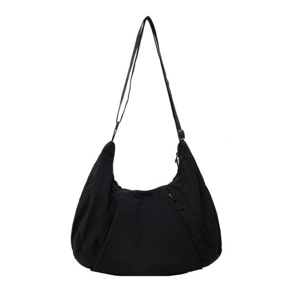 Pleated Messenger Bag Large Capacity Artistic Simple Fashion for Wpmen - Get Me Products