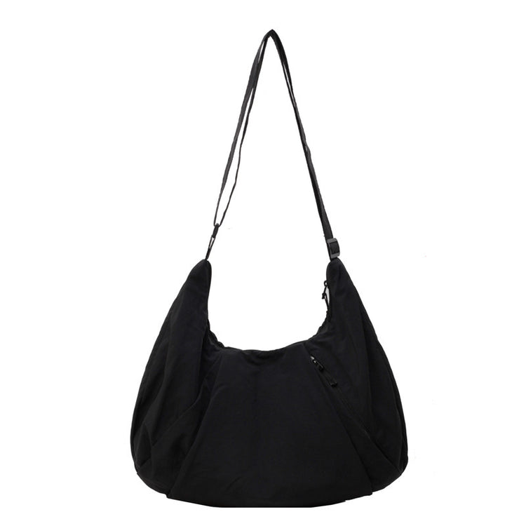 Pleated Messenger Bag Large Capacity Artistic Simple Fashion for Wpmen - Get Me Products