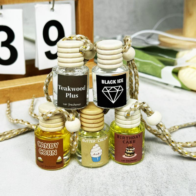 Scented Car Air Freshener - Long Lasting Car Diffuser - Last 60+ Days Teakwood