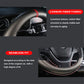 Carbon Fiber Perforated Leather Car Steering Wheel Cover 38cm Universal Interior - Get Me Products